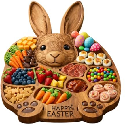 Tagliere in legno primaverile – Affettati e antipasti | Per snack carne formaggio festa di famiglia tavola cucina tavolo da pranzo