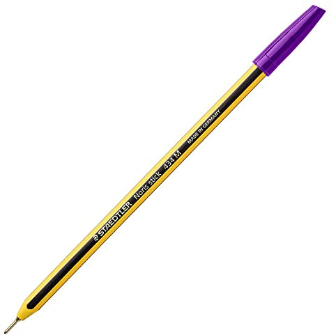 STAEDTLER Confezione da 10 Penna SFERA NORIS STICK colore Viola