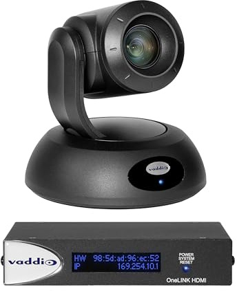 Vaddio RoboSHOT 30 HDBT OneLINK Bridge Sistema de videoconferencia 2,38 MP Ethernet - Sistemas de videoconferencia (2,38 MP, Full HD, CMOS, 1/2.8, 2,14MP, 30x)
