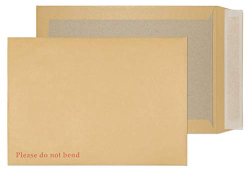 Blake Everyday | sobres de cartón rígido C4 (32.4 x 22.9cm) | 20 unidades | 120 g/m² | Do Not Bend en inglés | sobres con respaldo | para documentos y certificados | papeleria | modelo 13935/20