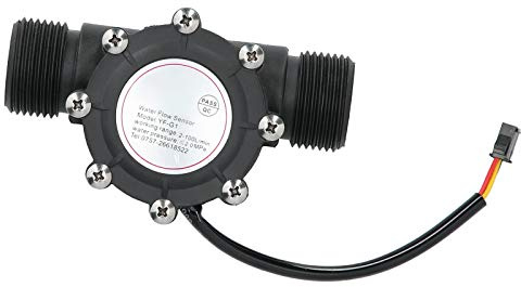 Nikou Durchflusssensor, Hochempfindlicher und Praktischer DC3-24V YF-G1-Kunststoff-Wasserdurchflusssensor Wird in Zentralen Klimaanlagen und Schwimmbädern Verwendet