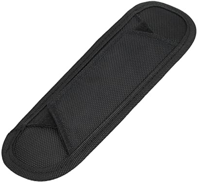 Schulterpolster Rucksack, Schultergurt Polster Rucksack, Universal Taschengurt Polster Oxford-Gewebe, 23×7cm, Ersatz Schulter Pad, Abnehmbar, rutschfest, Schwarz, für Kameratasche, Rucksack, Gitarre