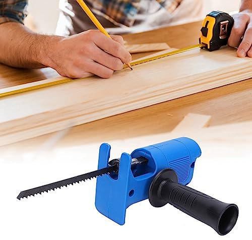 125 Electric Reciprocating Saw - Portable Multifunctional Drill and Saw Tool Attachment for Wood and Metal Cutting