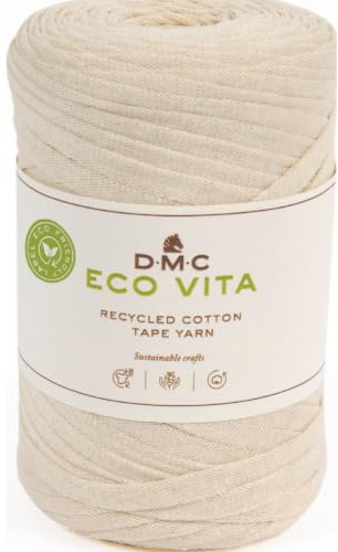 DMC Eco Vita Tape stickgarn och virkgarn
