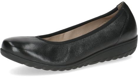 CAPRICE Ballerina 9-22161-42 G-bredd, Svart nappa, 38 EU