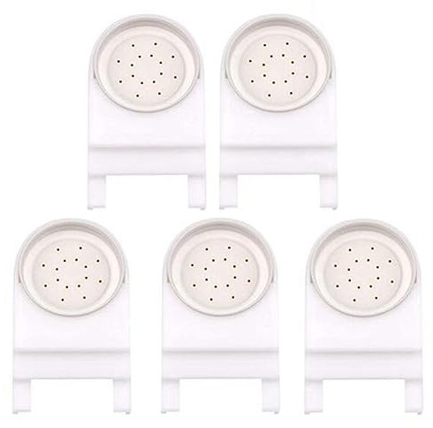 SVRITE 5-Teiliger Bienenfutterspender für Den Eingang und Perforierte Abdeckung für FüTtern Von Bienenwasser oder - und für Installieren Von ImkereiausrüStung