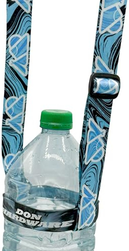 Don Hardware Flaschenhalter Gürtel mit Umhängegurt – Handsfree Becherhalter Festival, Flaschenhalter Rucksack, Getränkehalter Gürtel, Trinkflasche zum Umhängen, Cup Holder & Outdoor Zubehör