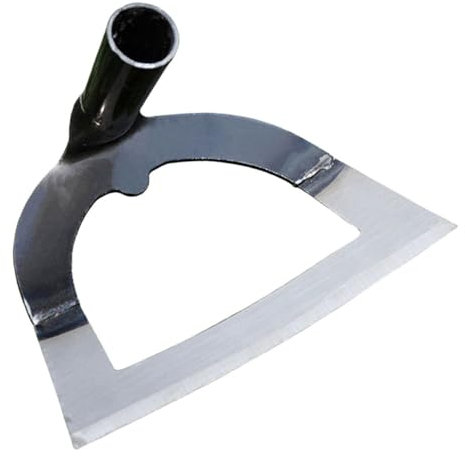 Gadpiparty Houe de Jardin Creuse Outil de Désherbage en Acier Inoxydable pour Ameublir Sol et Semer 1 Pièce Résistante et Solide Outil de Jardinage