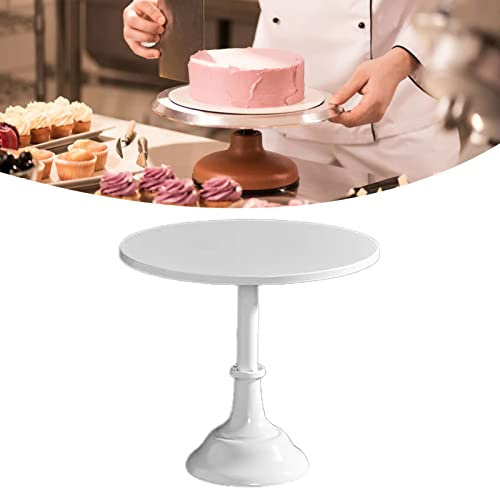 Soporte para Tartas Vintage, Pedestal para Tartas de Metal Redondo de Estilo Europeo, Soporte para Tartas Rústico, Base Antideslizante para Bodas, Fiestas de Cumpleaños, Baby