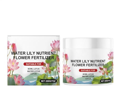 Wasserlily Dünger – Wachstumspulver, Teichpflanzen-Nährstoff, Wasserblumen-Booster Für Kräftige Blüte & Starke Wurzeln, Ideal Für Wasserlilien & Teichpflanzen.