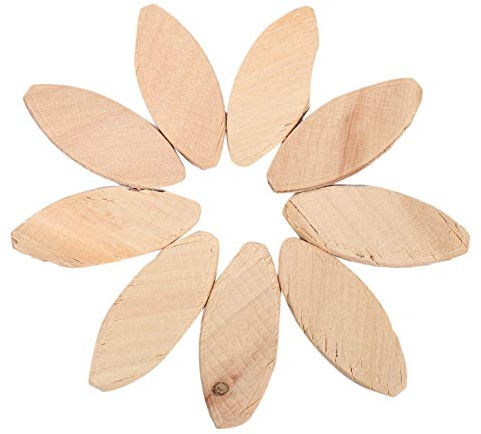 Fuhjythy 100Pcs No.20# Assorted Wood for Tenon Machine Woodworking Biscuit Jointer