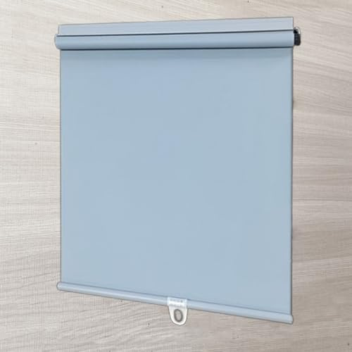 Estor enrollable para ventana, sistema de resorte, persiana opaca retráctil, protección solar temporal, instalación sin taladros, tamaño: 130 cm x 200 cm, perfecto para el hogar y la oficina