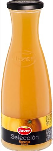 Orange Nectar in Glass Bottle 850 ml Juver – Pack of 3 | Smooth Orange Drink with Fruit Pulp