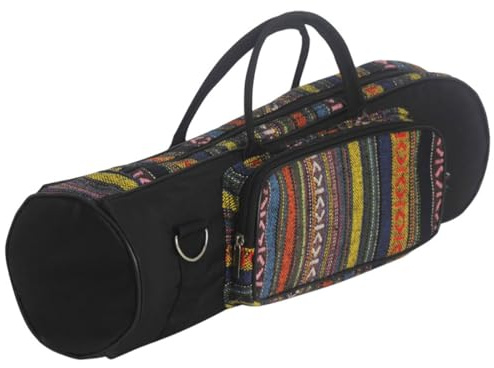 ULDIGI Borsa per Tromba per Trasporto e Protezione dello Strumento Musicale Oxford Leggera e Portatile Tracolla Regolabile, Custodia Pratica Colore Casuale