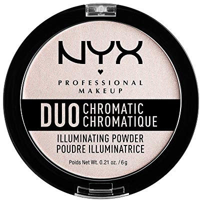 NYX Professional Makeup Duo Chromatic Illuminating Powder Highlighter - Snow Rose, 0.021 kg