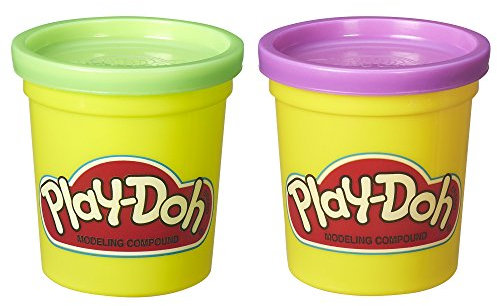 Play-Doh 2-Pack of Cans (Purple and Green)