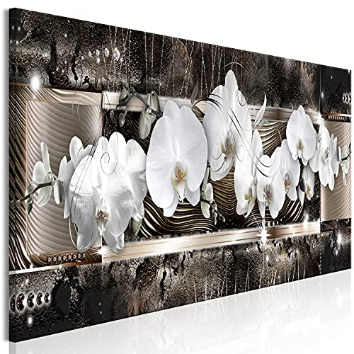 murando - Leinwandbild Ornament wie gemalt, 120x40 cm, 1-teilig, Wohnzimmer | Hochwertige Leinwand, sofort aufhängbar, ideal fürs Wohn- oder Schlafzimmer, wasserfest und lichtecht, langlebig, stilvoll