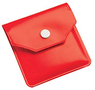 ONE SHOP Posacenere porta cicche tascabile porta mozziconi lavabile morbido con interno Ignifugo porta cenere da Borsa per sigarette borsa spiaggia piscina antiodore 2 PEZZI (Rosso)