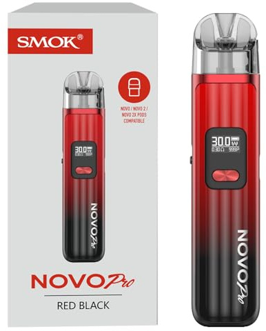Smok NOVO PRO Kit | El paquete Smok Novo pro vape tiene una batería incorporada de 1300 Mah 3ml Novo pod Fit Novo/Novo 2 / Novo 2x (dibujo automático/botón) dtl MTL e evaporador de cigarrillos