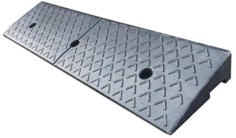 100 x 30 cm Bordsteinrampen für Autoauffahrten, Ladebordsteinrampen, Höhe 4–18 cm, Türstufenrampe, strapazierfähig, für Gehwege, Autos, LKWs, Schuppen, Zugang, Fahrräder, Haustiere, Roller, Rollstühle