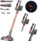 Cordless Vacuum Cleaner, 550W/45Kpa Stick Vacuum with Smart Display, Max 60Mins Runtime Vacuum Cleaner for Home, Auto Mode & Anti-Tangle, Lightweight Vacuum for Carpet Hardwood Floor Pet Hair