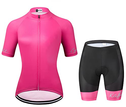 Conjunto de camiseta de ciclismo de manga corta para mujer, ropa de bicicleta, transpirable, para verano, 1, M