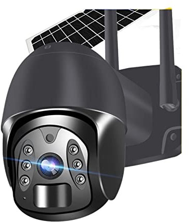 AUBEST Caméras de Sécurité, Tuya caméra IP 4G Carte SIM vidéo Surveillance CCTV caméra de sécurité 1080P Solaire extérieur sans Fil Batterie PTZ Maison Intelligente(4G Camera 64G)