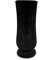 Vase funéraire en résine imitation granit suédois noir - Hauteur : 20 cm - Diamètre : 10 cm - Élégant vase de cimetière résistant aux intempéries et au gel - Avec insert en plastique - Élégante