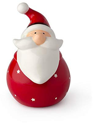 Hervit Contenitore Porcellana Babbo Nat.17Cm