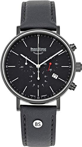 Bruno Söhnle Frankfurt Chrono II, Quarzuhrwerk, Lederarmband, 17-73186-741