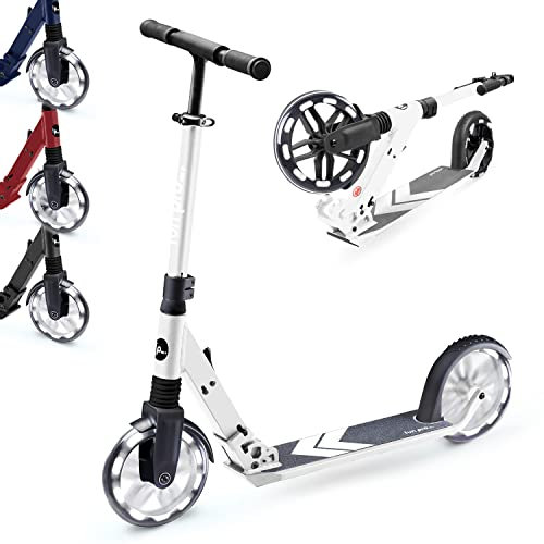 fun pro Premium Roller, Scooter Kinder, Roller Kinder 6-18 Jahre - Kickscooter, Tretroller, Cityroller, Faltbar Roller Erwachsene - LED Räder optional Roller Erwachsene
