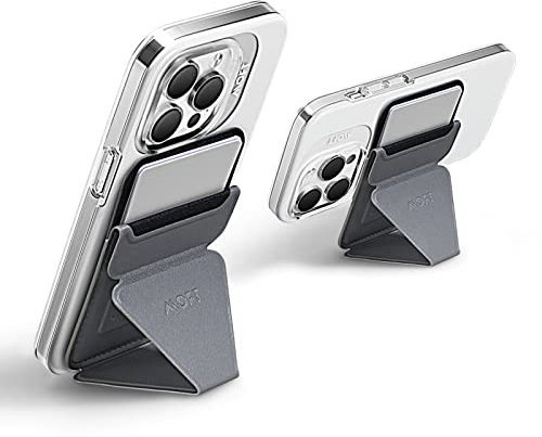 MOFT Soporte Magnético & Tarjetero, para el iPhone 12 Serie y iPhone 13/iPhone 13 Mini/iPhone 13 Pro MAX y iPhone 14 Serie, Magnetismo Muy Fuerte