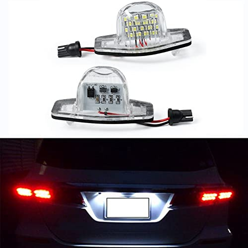 Recambo LED Kennzeichenbeleuchtung mit E-Zulassung | Plug & Play | CanBus - Fehlerfrei | SMD Nummernschildbeleuchtung kompatibel für Honda Logo | Typ GA | BJ 1996-2001