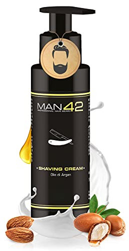 MAN42 Rasiercreme, Rasierschaum für die leichte Rasur, Shaving Cream 100ml