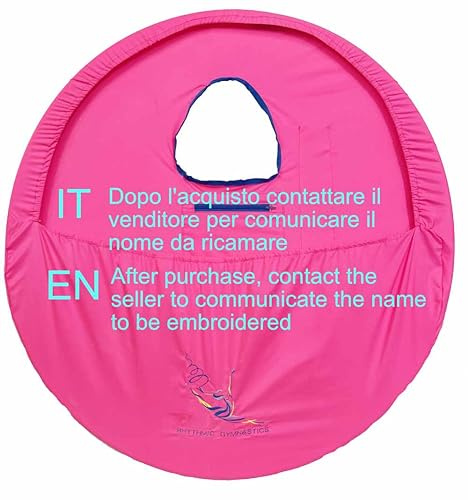 danza più Sac de gymnastique porte-bagages, Fuxia Fluo + Nome