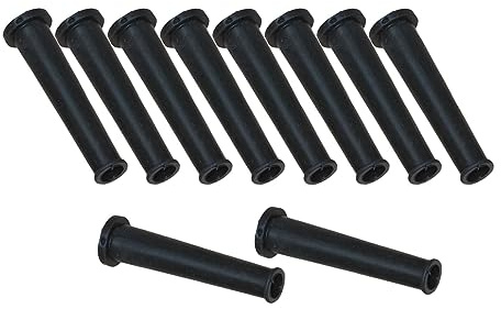 Oshhni 10 protezioni per filo di gomma, protezione antistrappo, protezione per utensili elettrici per smerigliatrice angolare, protezione per cavo portatile, 75mmx9mm