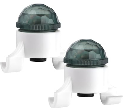 2 Pezzi Segnalatori Elettronici di Segnalazione da Pesca, Indicatori di Morso Elettronici con Clip e Punta per Canna e Luci LED, Segnalatore Allarme da Pesci per Pesce Diurna e Notturna