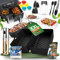 KNUSPERLIEBE® Ninja Heißluftfritteuse Zubehör Set | 24 Teilig | mit Ölsprüher uvm. XXL Airfryer für Foodi AF300EU,AF400EU, AF451 7,6L-9.5L und Dual Zone Air Fryer, BPA-Frei | Air Fryer Accessories