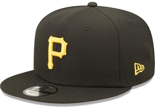 New Era Mens Snapback, Pittsburgh Pirates - Black, One Size