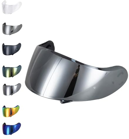 EvoParts visir CNS-3 kompatibel med Shoei Neotec 2 (inte Neotec 1 e Neotec 3) (silver)