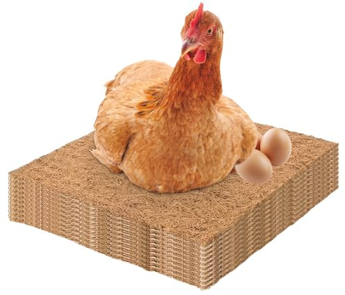 10 stycken kycklinghönsunderlag, 30 x 30 cm kycklinghönsunderlag, fågelholkar för kycklingstall, kycklingburkar, tillbehör för att skydda hönshus och ägg