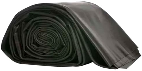 Lot de 3 revêtements de bassin robustes noirs pour bassins à poissons de jardin, revêtements d'aménagement paysager préformés pour bassins d'arrière-cour, fontaines et ruisseaux – Matériau imperméable