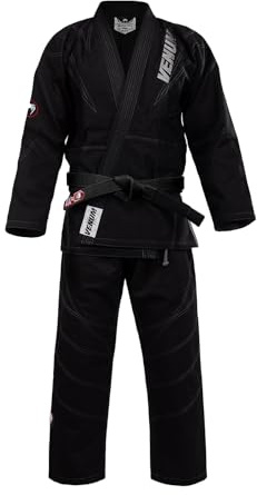 VENUM Elite 5.0 (450 gsm) Kimono BJJ - Negro - A4