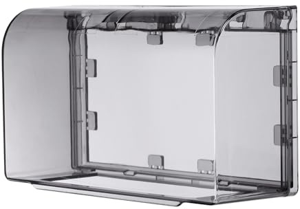 PATIKIL Outlet Cover Box, 8.27 x 4.72 x 3.15 Inch, Transparent Black | Transparent Plastic Outdoor Outlet Cover Electrical Plug Protector Waterproof for 86 Type Switches