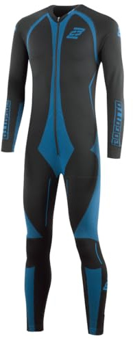 Bogotto Ripped-L Combinaison d’été Costume Fonctionnel Une pièce, Noir/Bleu, 2XL/3XL