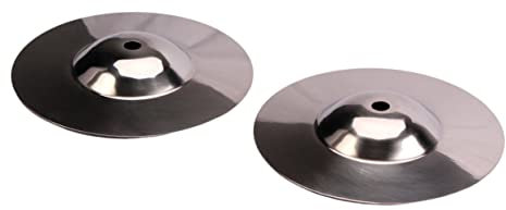 ifundom 2stücke Crash-becken Für Schlagzeug Silberfarben Hochhart Und Schlagfest Zubehör Für Schlaginstrumente