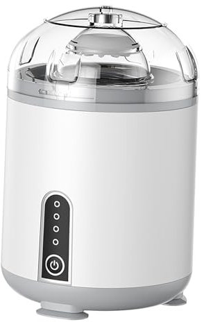 Haofy Efficiente Frullatore Elettrico per Uova, Rotazione Uniforme, Centrifuga per Uova Portatile per con Materiale ABS (WHITE)