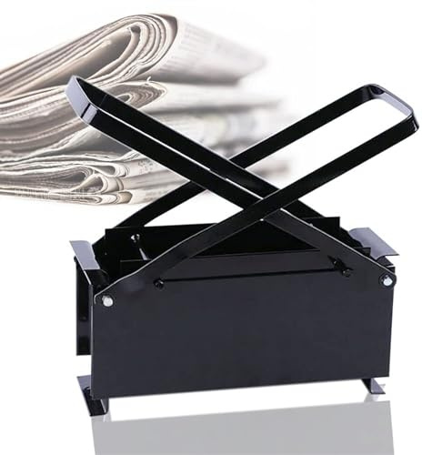 PUCHEN Brick Press Newspaper Clumping Press, Brick Briquette Machine Paper Log Fire Free Eco Recycle Newspaper Fuel Block for Heating Fire Stove Home Tool, PUCHEN1234