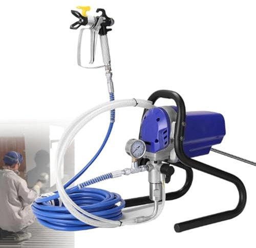 Pulverizador De Pintura Para Paredes Sin Aire Profesional, Pulverizador De Pintura EléCtrico De 750 W, Adecuado Para PulverizacióN De Paredes Interiores Y Exteriores Y Proyectos AnticorrosióN Pesados