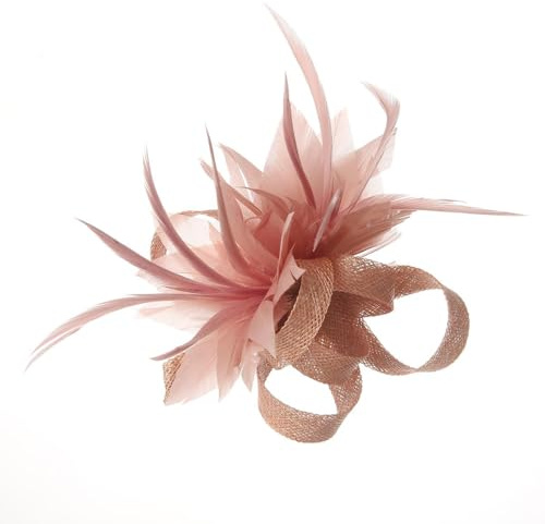 Hotstylezone Small Elegant Flower Clip On Fascinator Hat Wedding,Ladies Day,Race Royal Ascot
